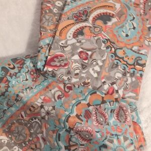 Pottery barn Paloma Colorful Patterned Fabric queen